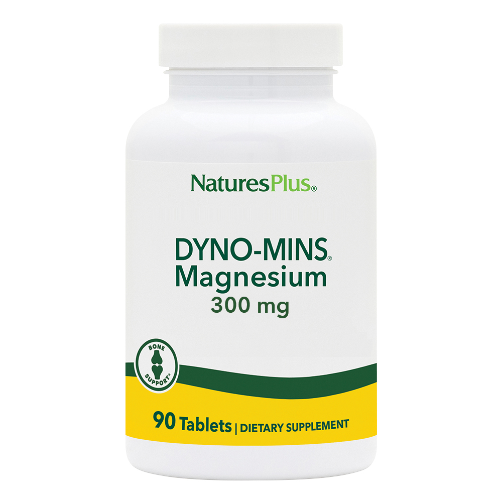 NATURES PLUS - Dyno-Mins Magnesium 300mg - 90tabs